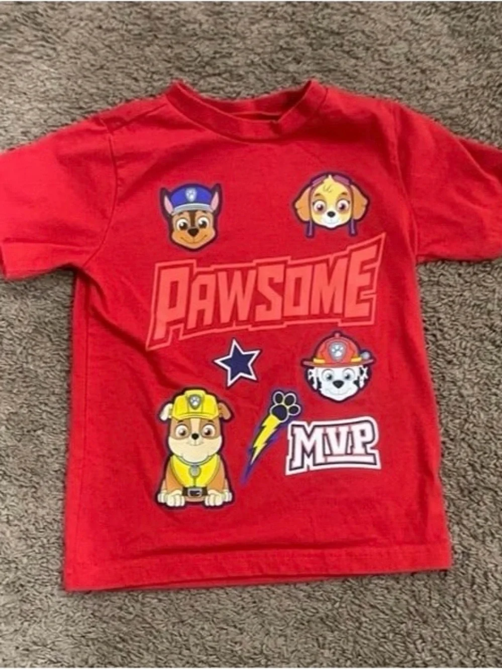 Boys Paw Patrol Pawsome Shirt size 5t - Picture 6 of 8